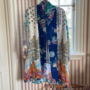 Colorful lightweight Johnny Was topper